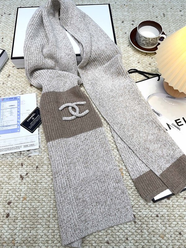 샤넬 플레인 니트 스카프 001-266597