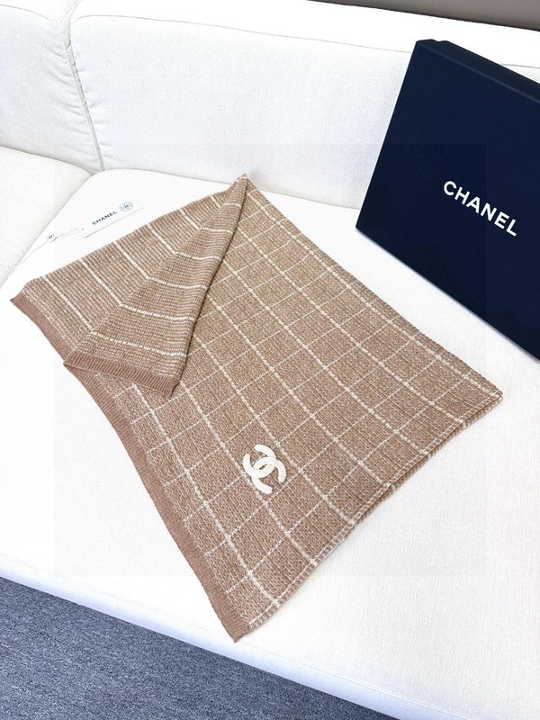 샤넬 더블 C 숄 스카프 001-266599