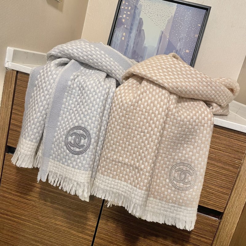 샤넬 스타일 울 스카프 001-266602