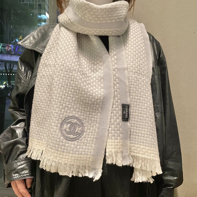 샤넬 스타일 울 스카프 001-266602
