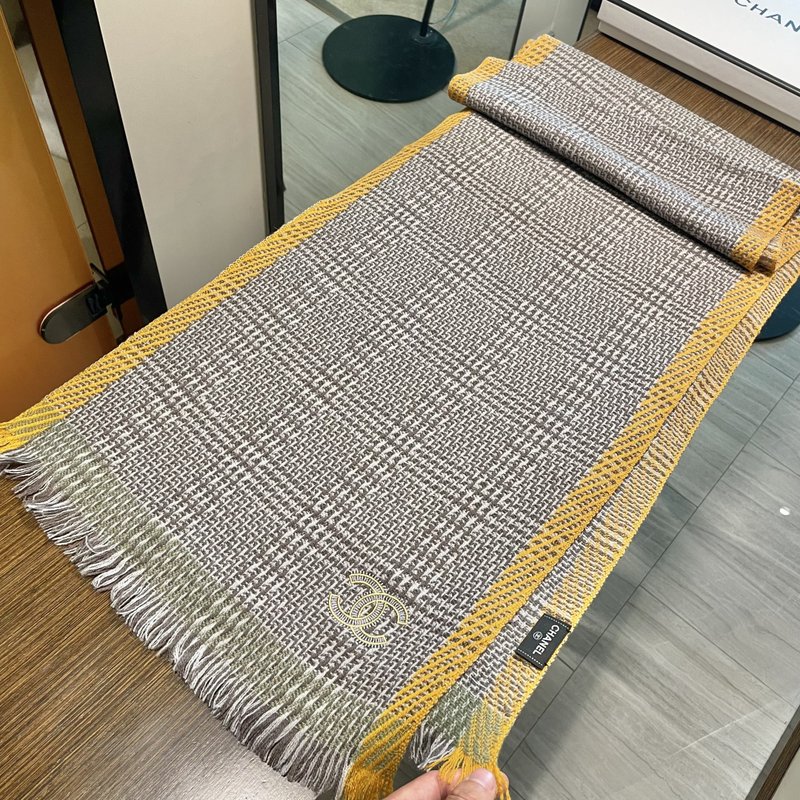 샤넬 순모 스카프 001-266604
