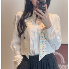 샤넬 양면 실크 스카프 리본 001-266635