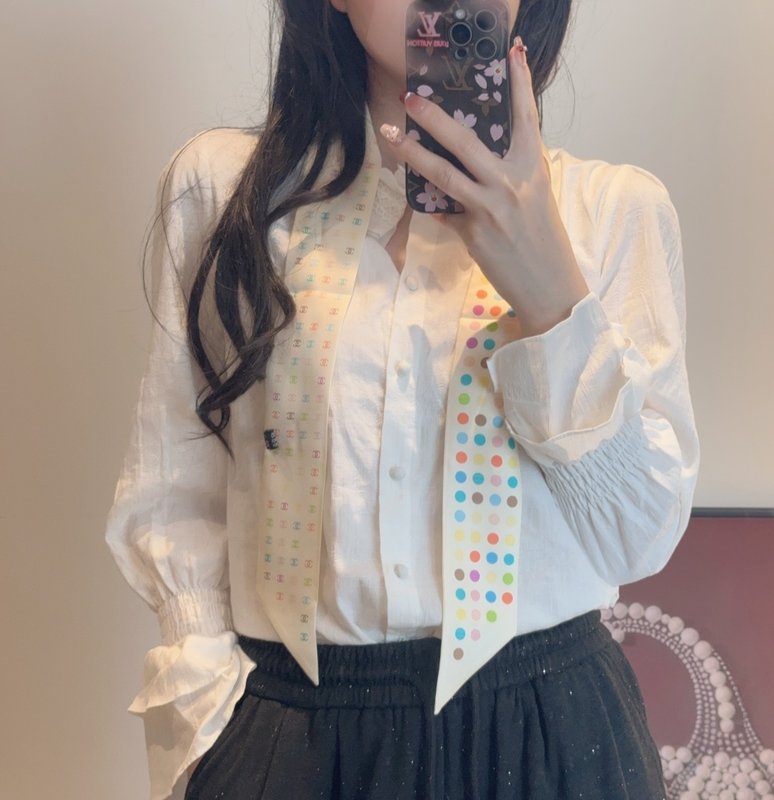 샤넬 실크 머리띠 001-266665