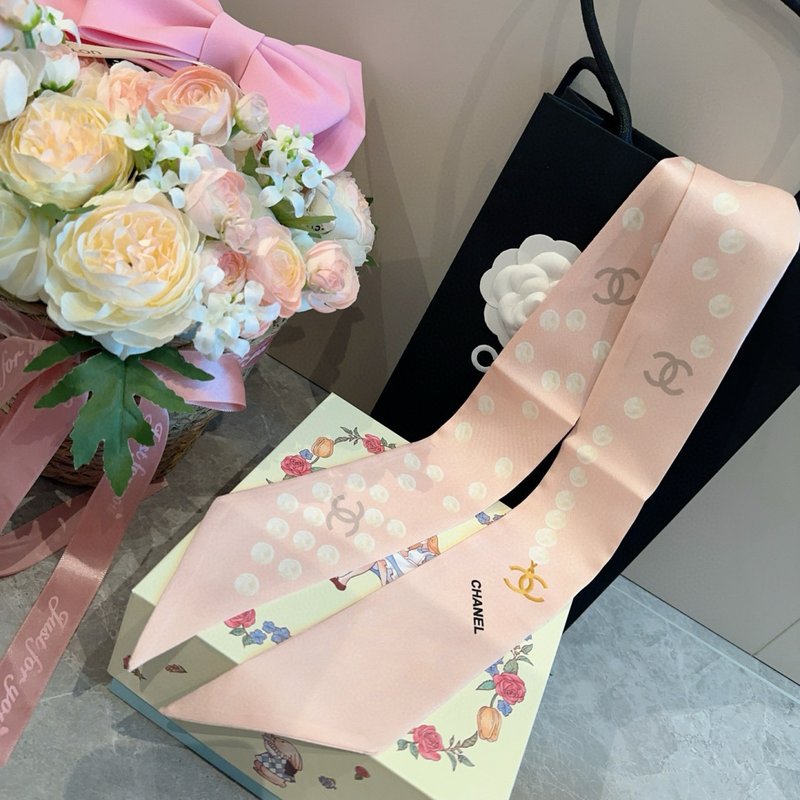 샤넬 리틀 펄 헤어밴드/스카프 001-266671