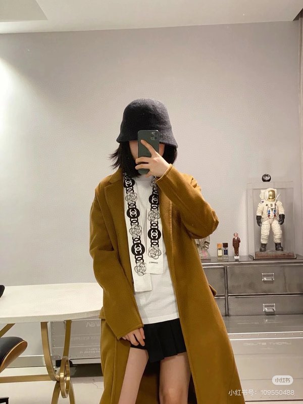 샤넬 카멜리아 리본 스카프 001-266695