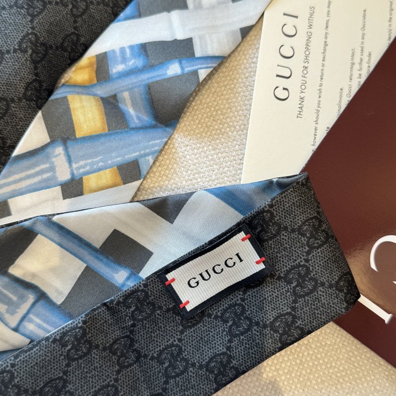 GUCCI 실크 양면 스카프 001-266707