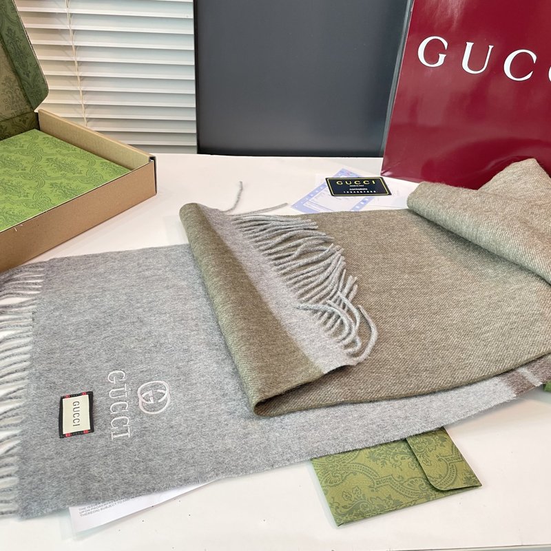 GUCCI 클래식 남녀공용 스카프 001-266758