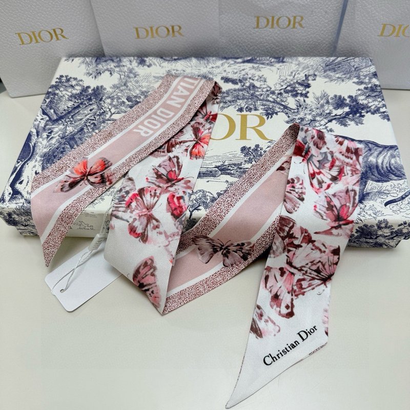 디올 파피용 쥬이 프린트 스카프 001-266843