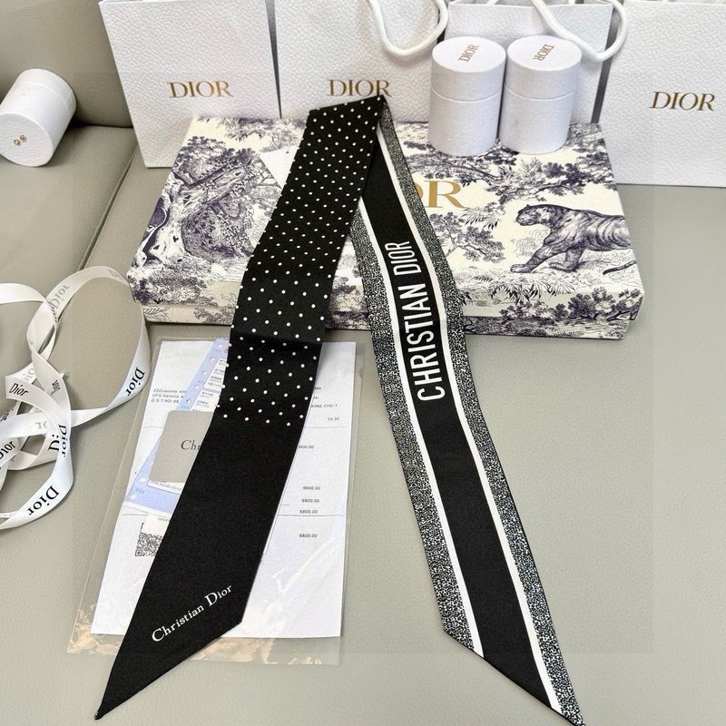 DIOR 디올 도트 스카프 001-267006