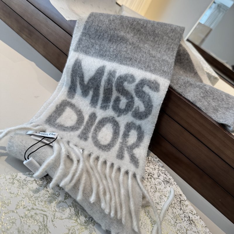 디올 Miss Dior Graffiti 캐시미어 머플러 001-267043