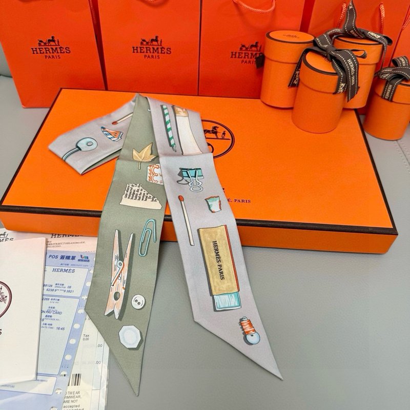에르메스 Twilly 실크 스카프 001-267251