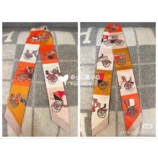 에르메스 마차 이어달리기 트윌리 스카프 001-267510