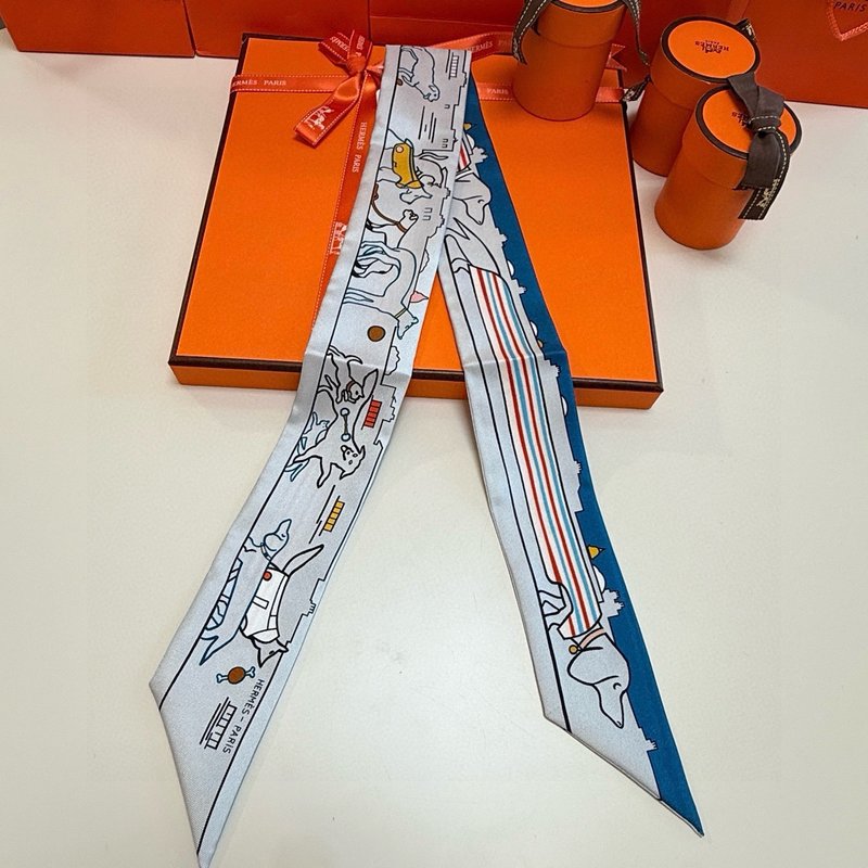 에르메스 파리 독 트윌리 스카프 001-267574