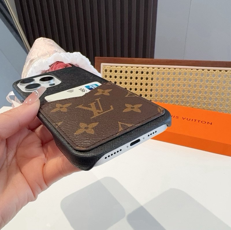 루이 모노그램 카드 수납 휴대폰 케이스 001-267740