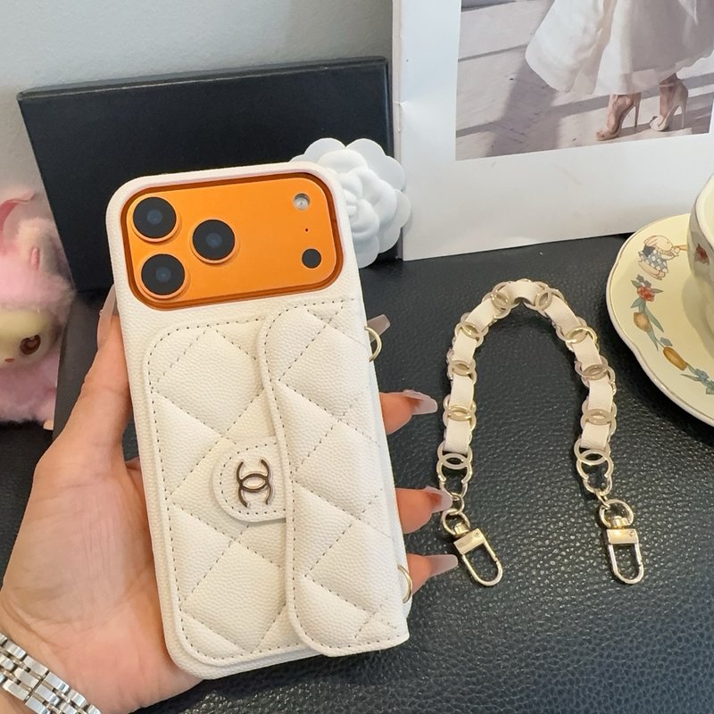 샤넬 더블 C 체인 핸드폰 케이스 001-267866