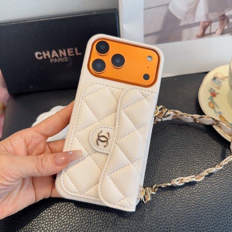 샤넬 더블 C 체인 핸드폰 케이스 001-267866