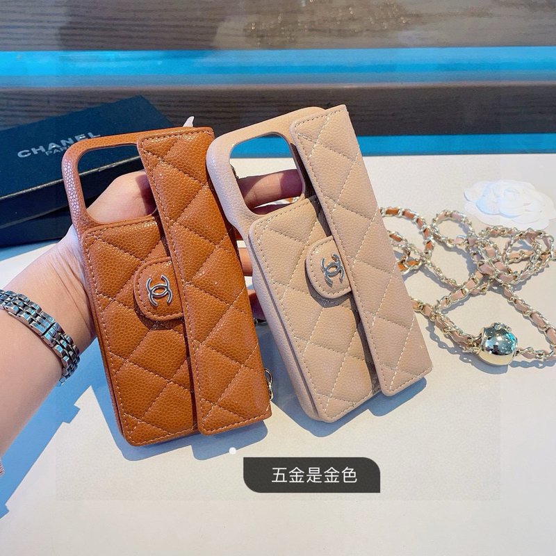 샤넬 메이래드 폰케이스 체인 더블C 골드볼 001-267879