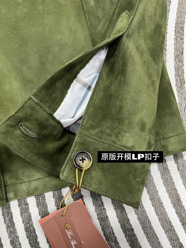 Loro Piana 라펠 가죽 자켓 001-267944