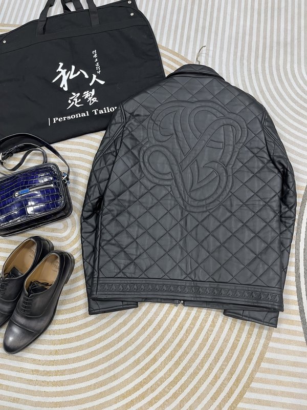 LV 양가죽 다이아몬드 퀼팅 자켓 001-268004