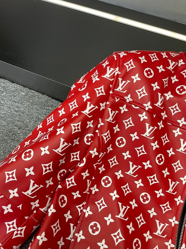 커뮤니티 후드 가죽 자켓 001-268016