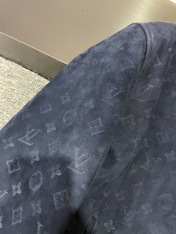 LV 남성용 스웨이드 양가죽 자켓 001-268017