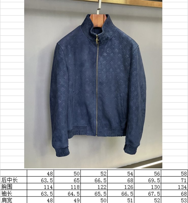 LV 남성용 스웨이드 양가죽 자켓 001-268017