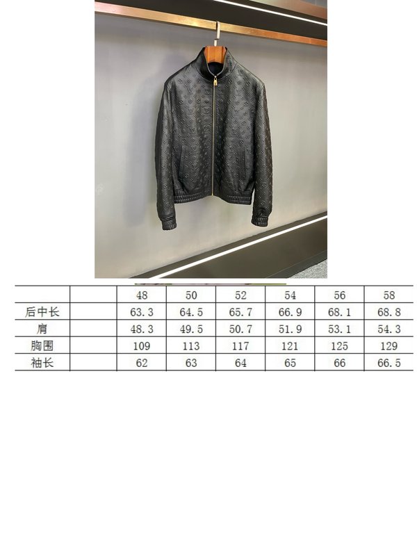 LV 남성 검정 양피 자켓 001-268024