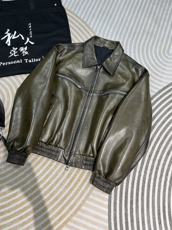Acne Studios 리버 칼라 양피 자켓 001-268096
