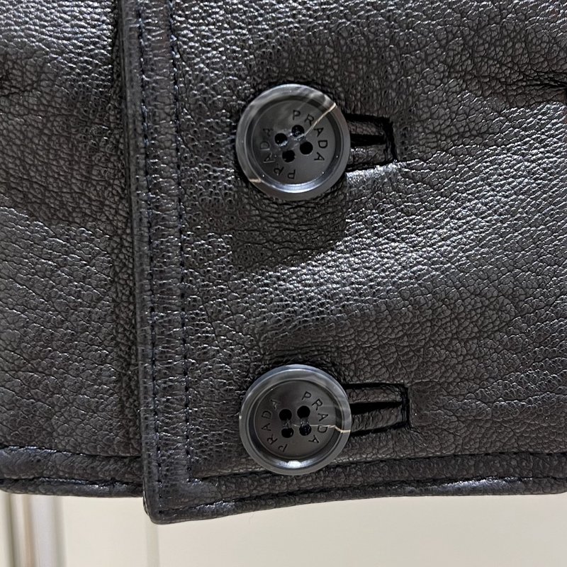 Prada 남성용 진짜 가죽 자켓 001-268144