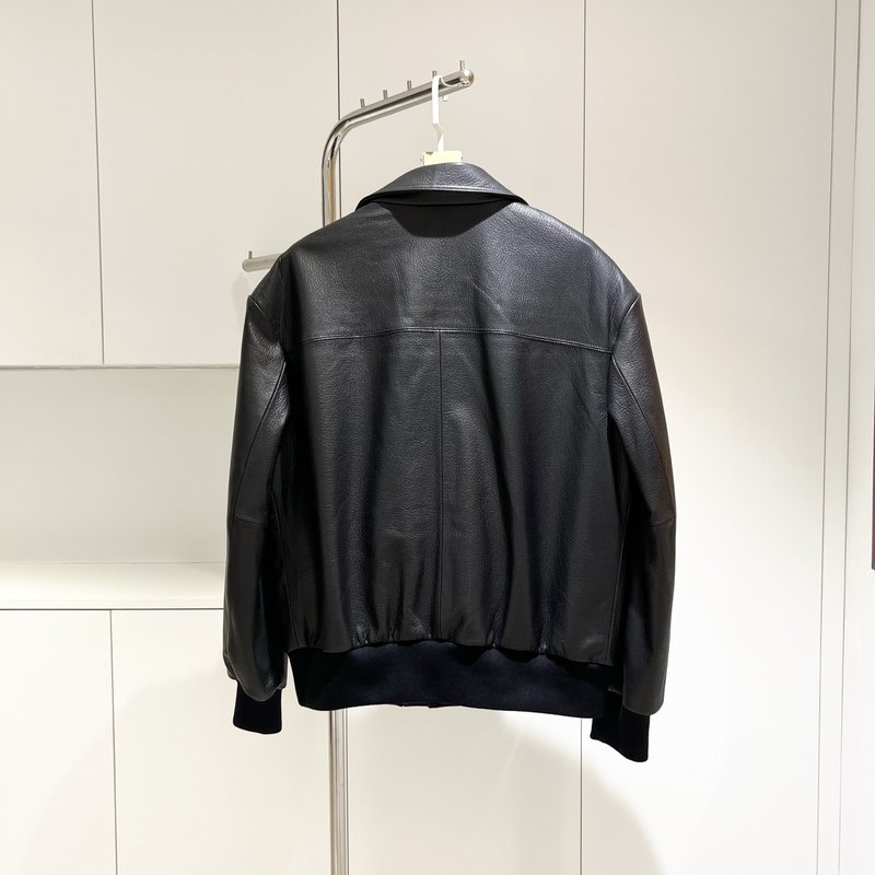 Prada 남성용 진짜 가죽 자켓 001-268144