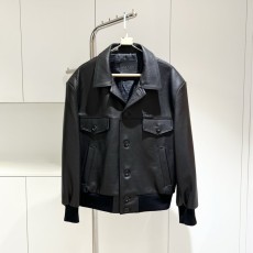 Prada 남성용 진짜 가죽 자켓 001-268144