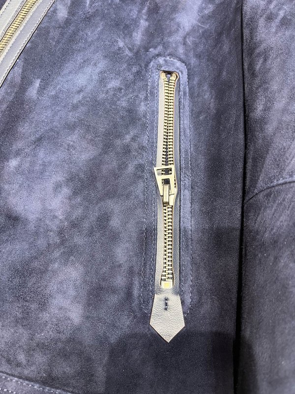 TOMFORD 스웨이드 가죽 자켓 001-268145