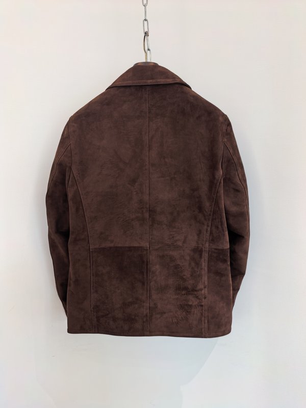 Tom Ford 더블 브레스티드 슬림 미디엄 가죽 자켓 001-268151