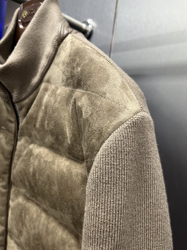TomFord 스웨이드 다운 자켓 001-268161