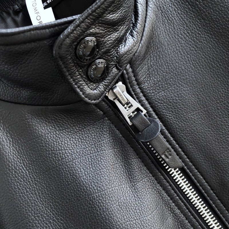Tom Ford 남성 양피 파일럿 자켓 001-268212