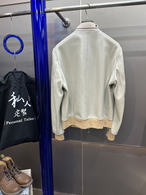 TF 심플 양피 자켓 001-268216