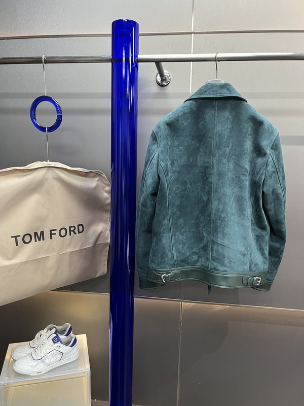 Tom Ford 스웨이드 가죽 자켓 001-268233