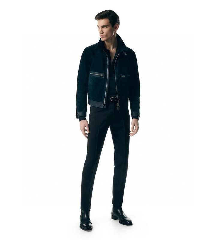 Tom Ford 스웨이드 가죽 자켓 001-268233