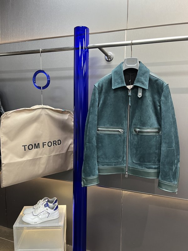 Tom Ford 스웨이드 가죽 자켓 001-268233