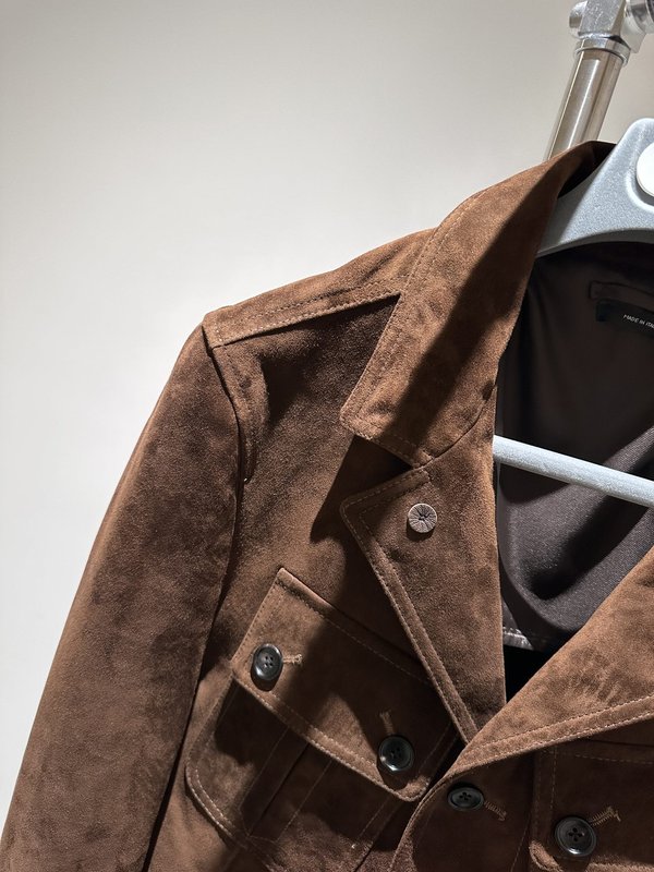 Tom Ford 헌팅 가죽 자켓 001-268245