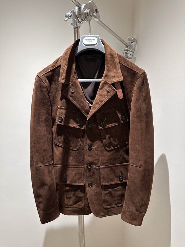 Tom Ford 헌팅 가죽 자켓 001-268245
