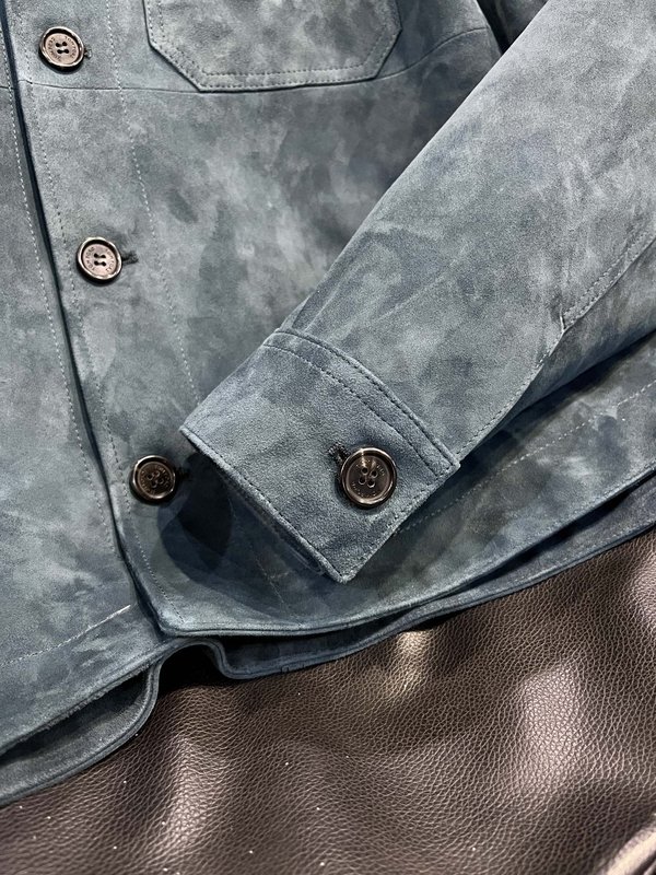 TOM FORD 라펠 가죽 자켓 001-268272