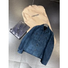 TOM FORD 라펠 가죽 자켓 001-268272