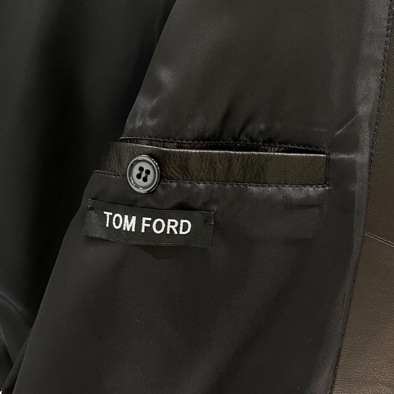 Tom Ford 남성 양가죽 카라 가죽 자켓 001-268278