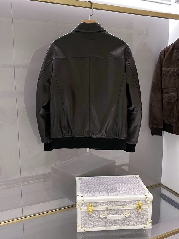 Tom Ford 남성 양가죽 카라 가죽 자켓 001-268278
