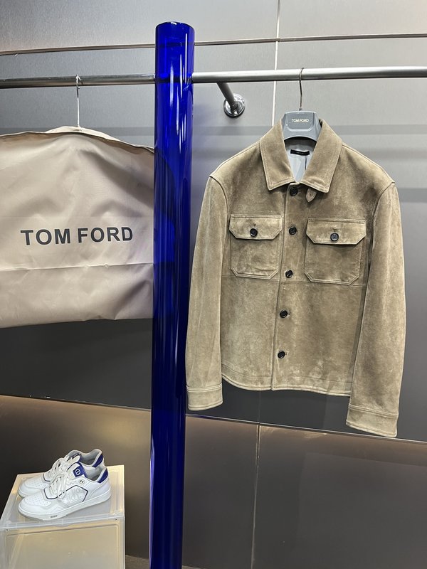 TOM FORD 반대가죽 라펠 자켓 001-268289