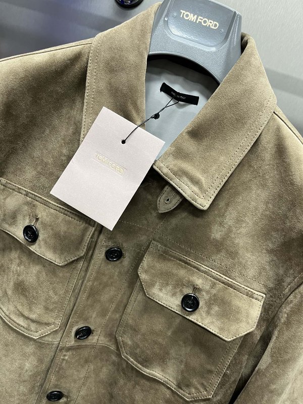 TOM FORD 반대가죽 라펠 자켓 001-268289