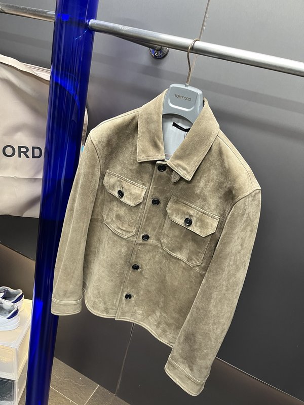 TOM FORD 반대가죽 라펠 자켓 001-268289