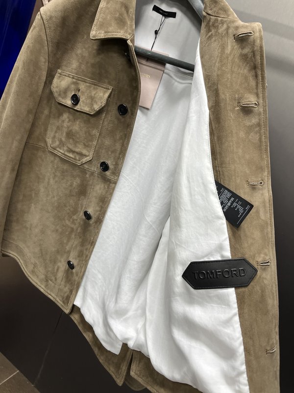 TOM FORD 반대가죽 라펠 자켓 001-268289