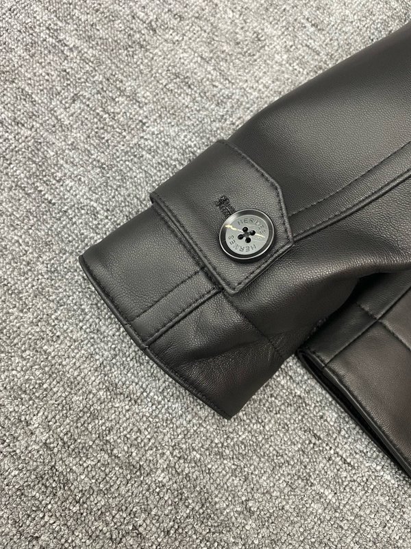 에르메스 오토바이 스타일 양피 자켓 001-268318